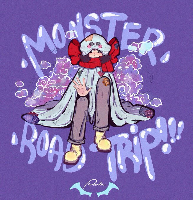 Monster Road Trip Original Character. This was designed for an art competition.