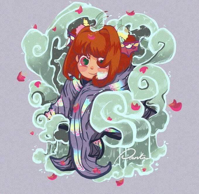 Fanart of Sakura Kinomoto from Card Captor Sakura.