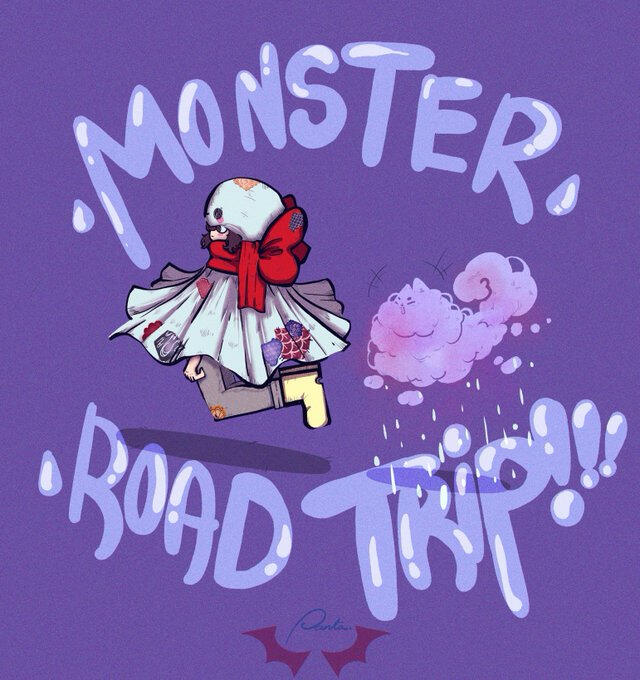 Monster Road Trip Original Character for an art competition.